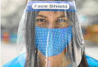Cemco mask and faceshield